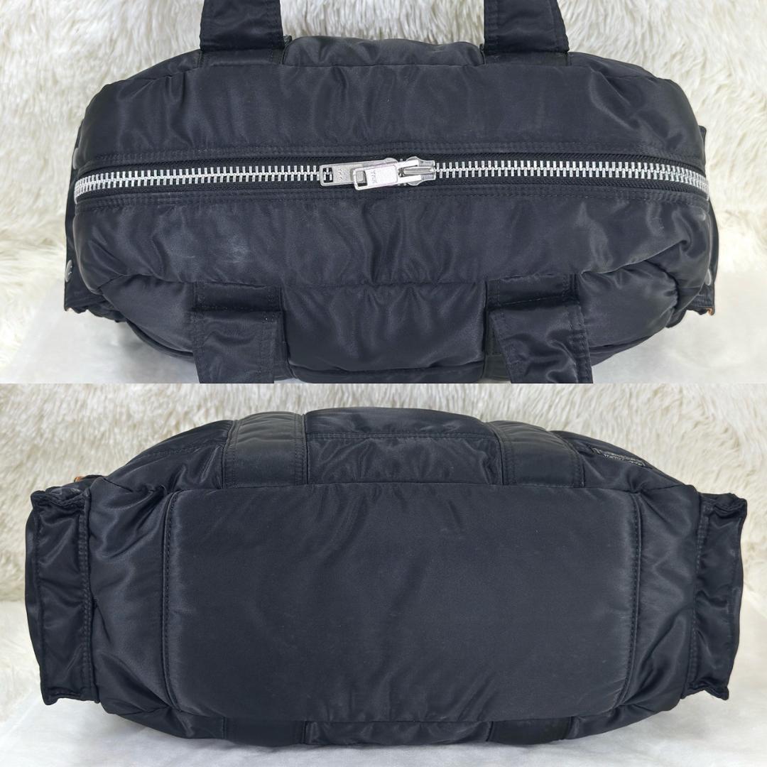【美品】PORTER タンカー ボストンバッグ ダッフルバッグ ブラック1200