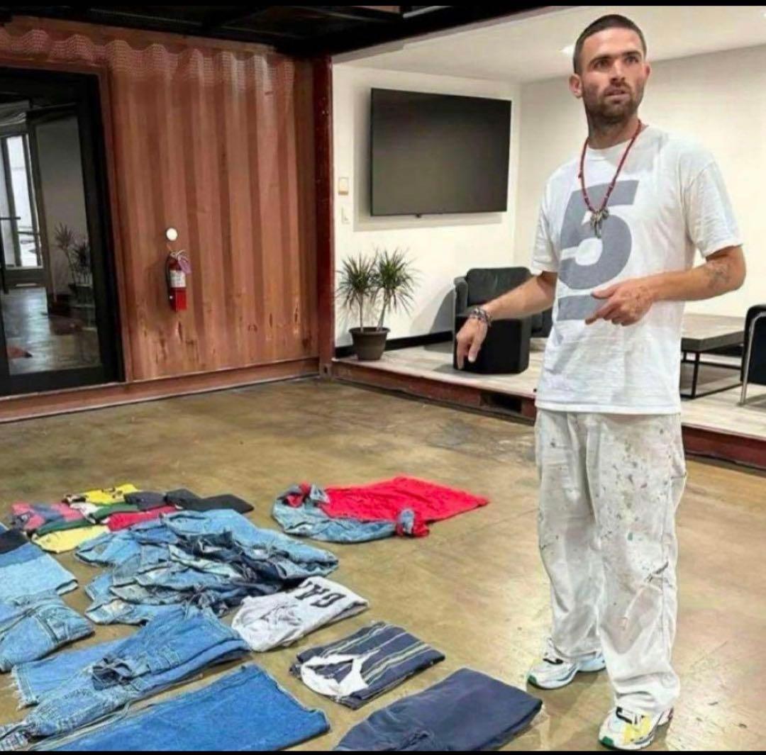 dickes ペインターパンツ　ペンキ　w34 l32