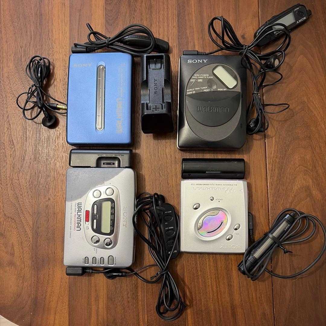 SONY カセットプレーヤー( 4セット) ジャンク