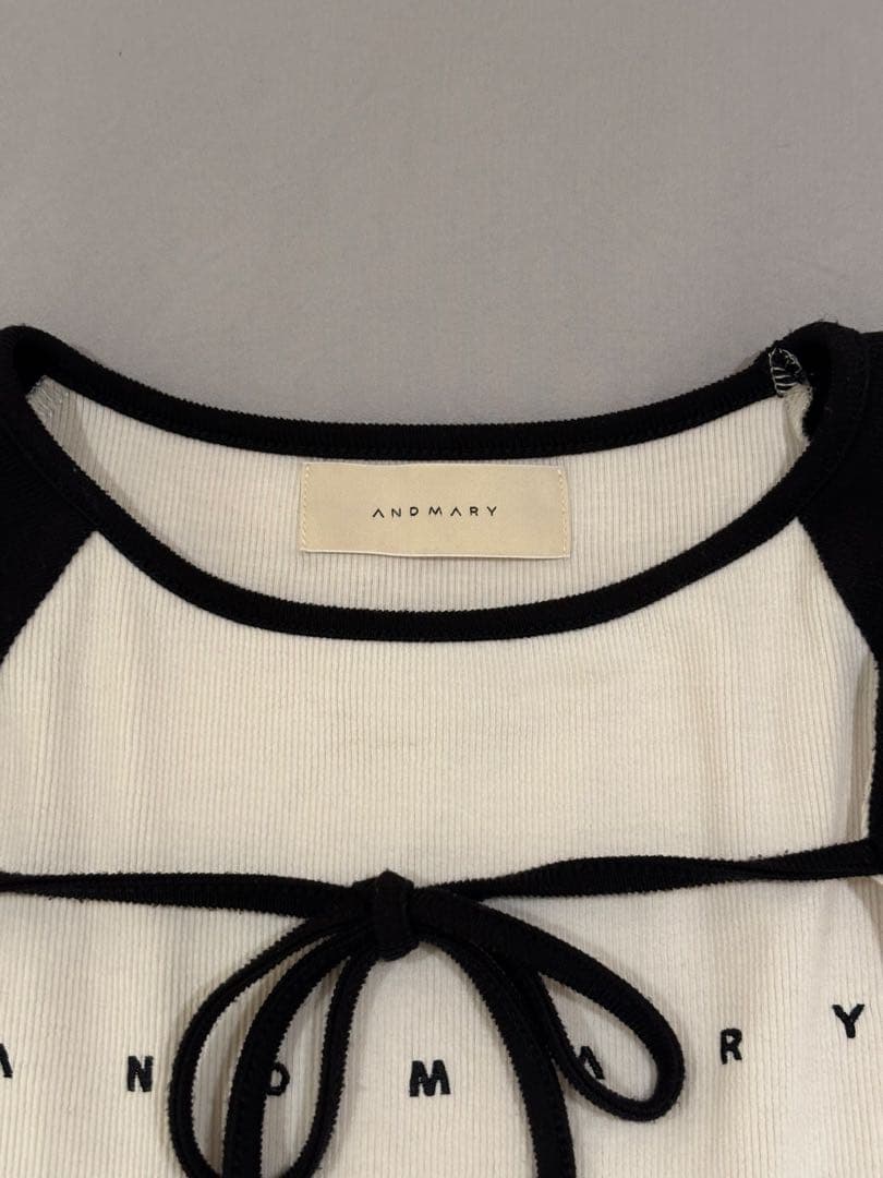 トップス ANDMARY Alma ribbon tops