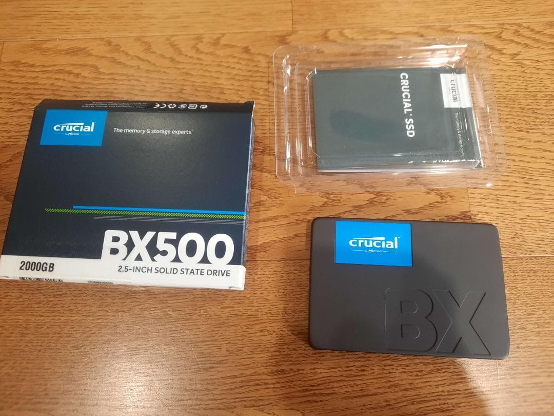 Crucial BX500 2.5インチ SSD 2000GB 2TB