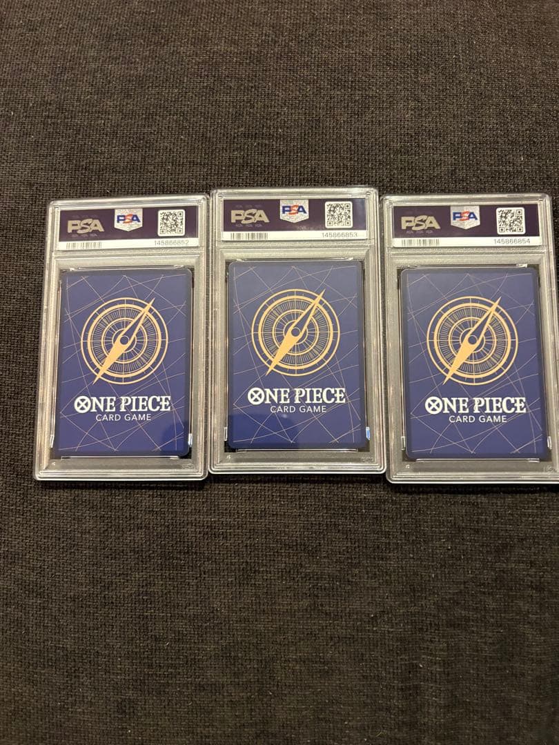 受け継がれる意志コミパラ　エース　ルフィ　サボ　三兄弟　3連番　psa10.9