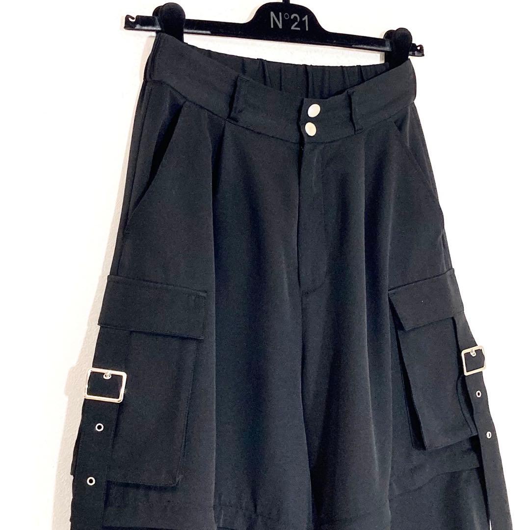 HARE ハレ 2WAYメタルカーゴパンツ　黒　極美品