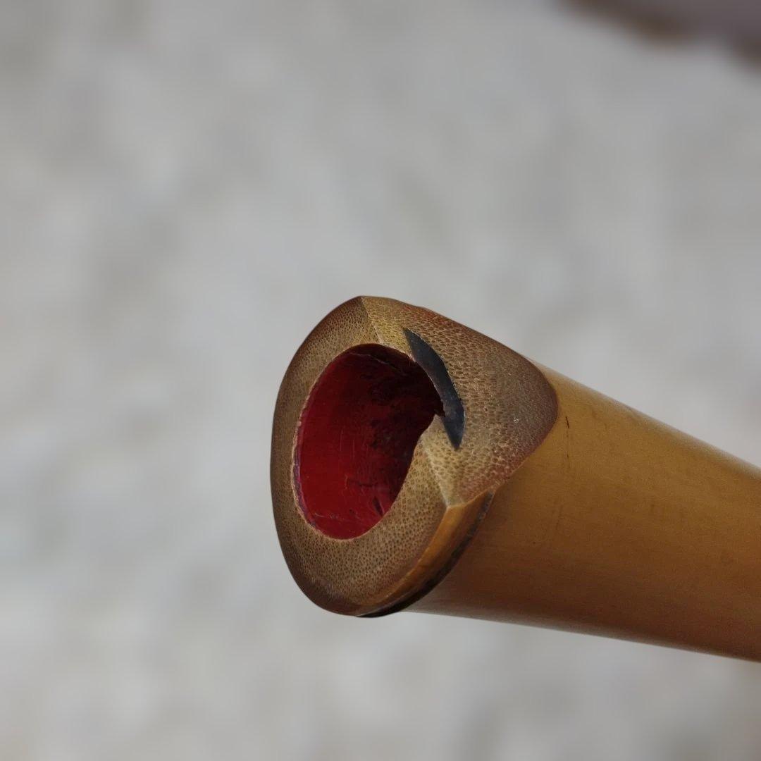 尺八 2本セット 竹製 ハードケース付き