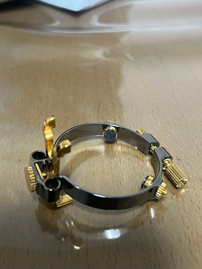 バスクラリネットリガチャー JLV プラチナメッキ