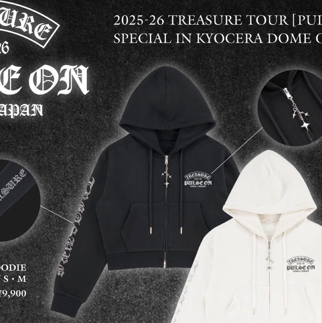 TREASURE ジップアップフーディ　レディース　Mサイズ