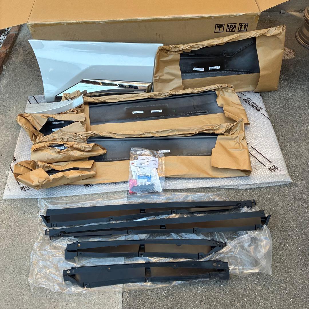 z*z様 ハリアー　80系　純正　モデリスタ　サイドスカート　4本セット　3本新