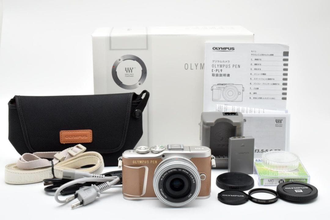 【箱付き】 OLYMPUS オリンパス PEN E-PL9 ミラーレス一眼カメラ