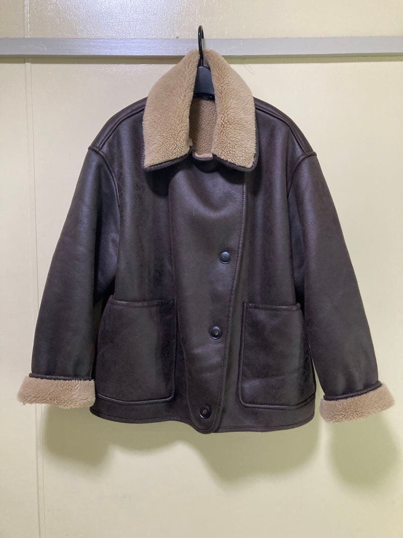 ZARA ダブルフェイスジャケット　オーバーサイズS