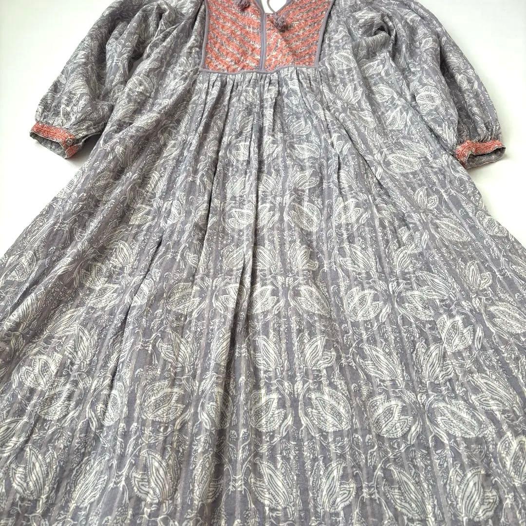 ヌキテパ　ヨークエンブロイダリードレスワンピース　ビューティー＆ユースライラック