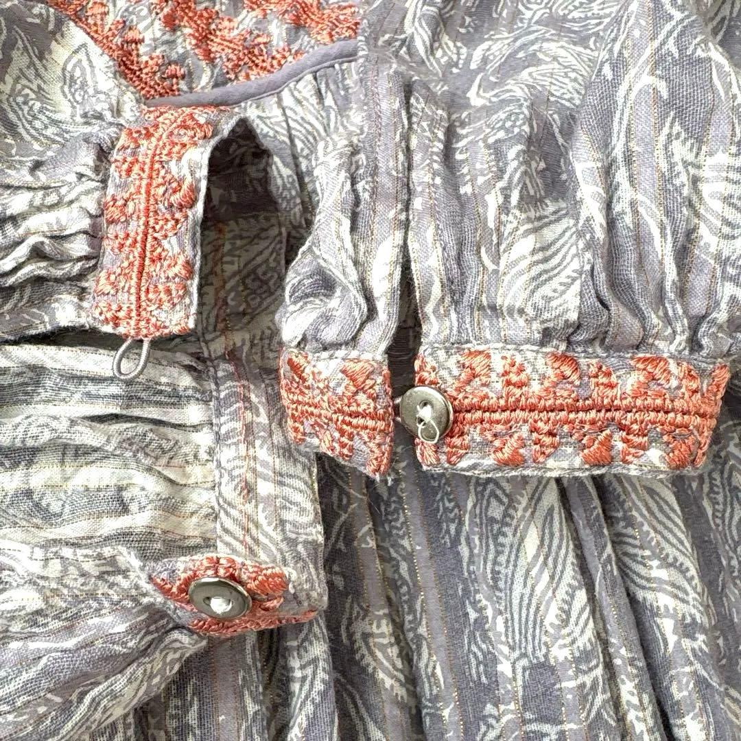 ヌキテパ　ヨークエンブロイダリードレスワンピース　ビューティー＆ユースライラック