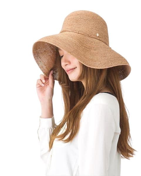 未使用 紫外線対策 ヘレンカミンスキー PROVANCE 12 ラフィアハット