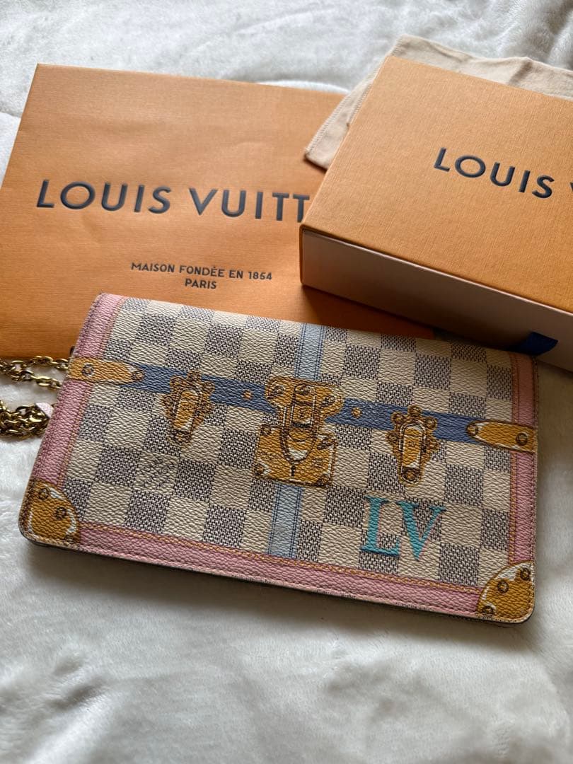 ルイヴィトンサマートランク ダミエ・アズール ポシェット・ウィークエンド