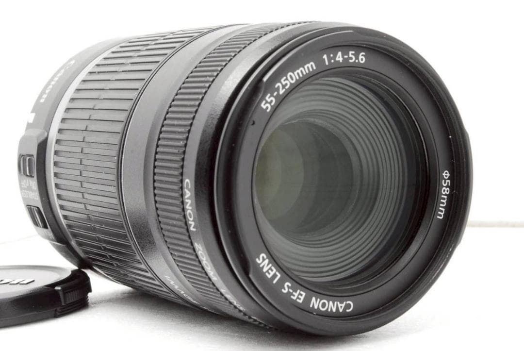 Canon EF-S 55-250mm F4-5.6 IS ❤ 純正望遠レンズ