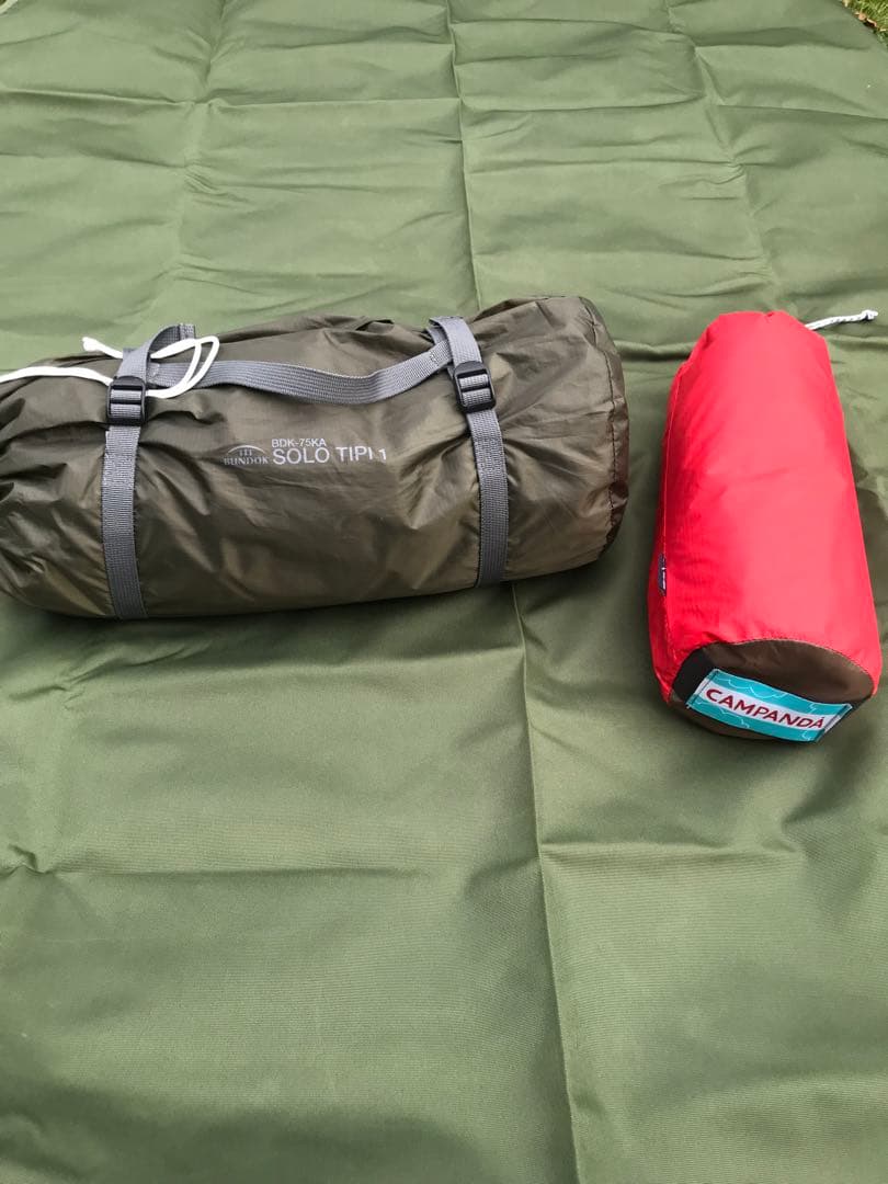 BUNDOK(バンドック) ソロ ティピー BDK-75 【1人用】　カーキ