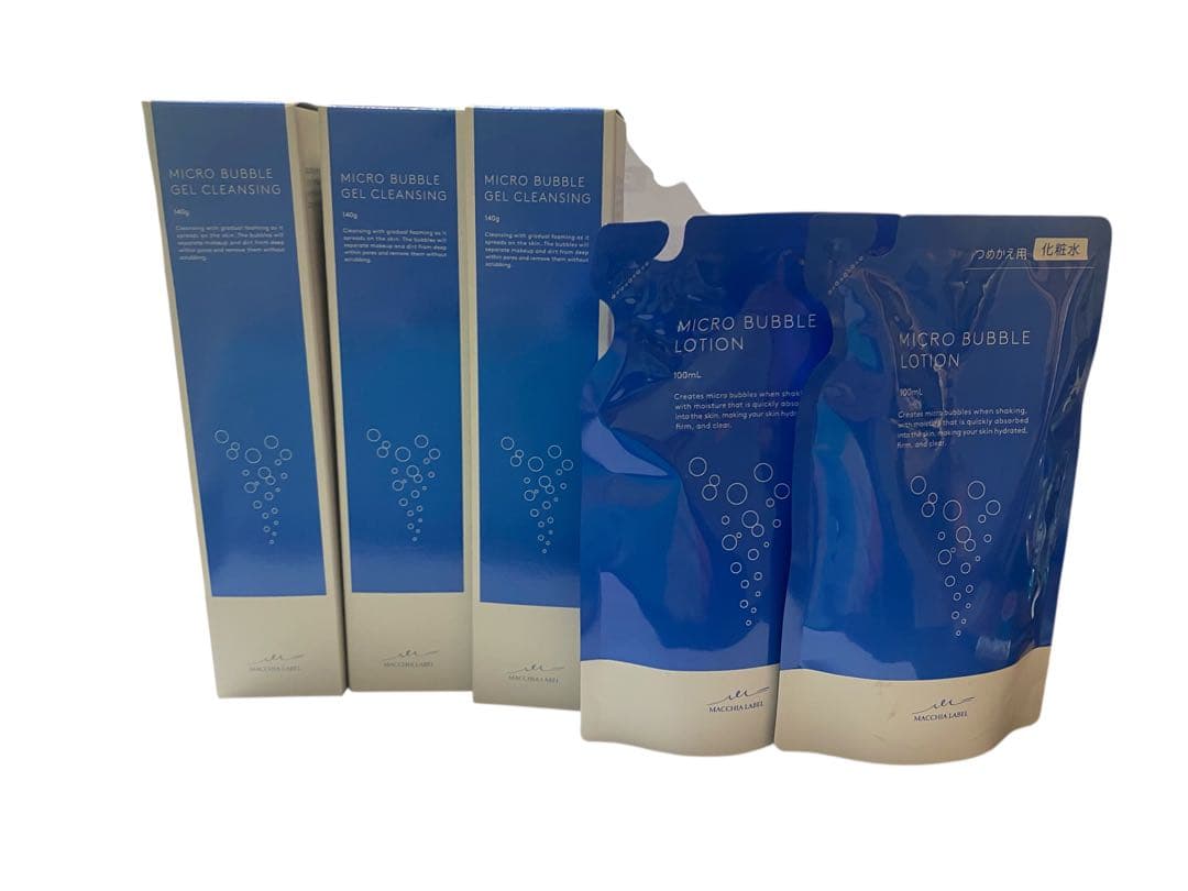 40⭐︎マキアレイベル マイクロバブルローション 100ml &ジェルクレンジング