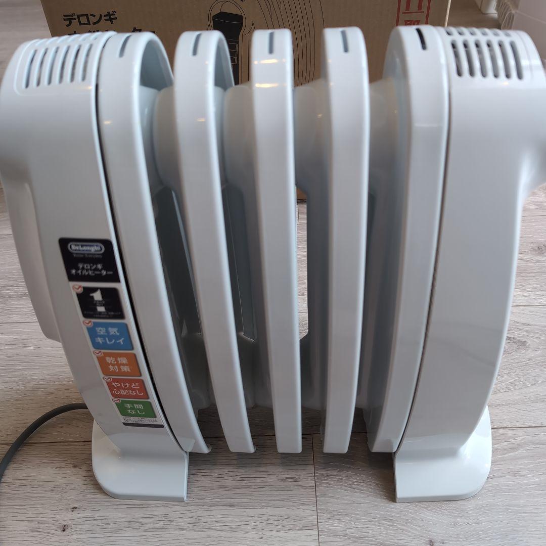 デロンギ　オイルヒーター NJ0505E　ホワイト　3畳まで