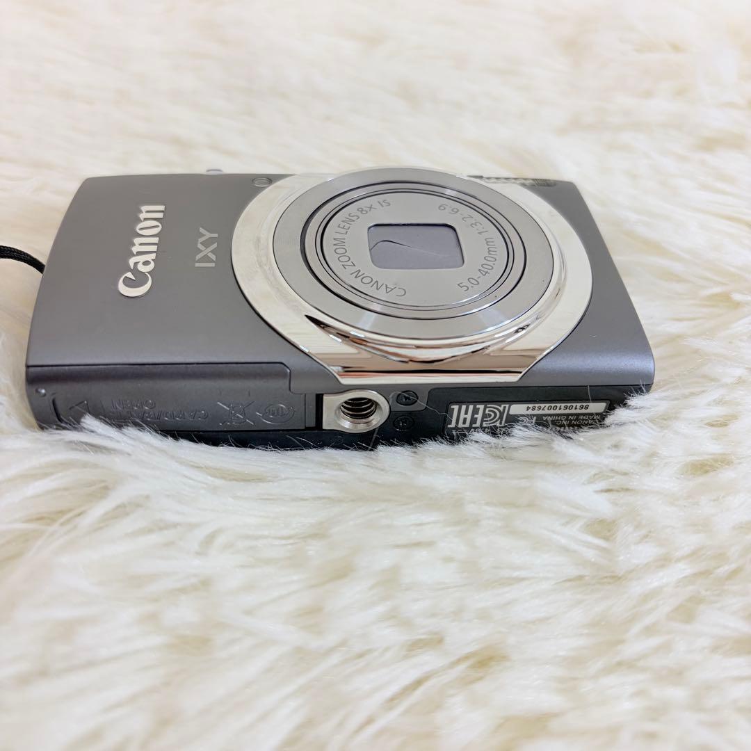 CANON IXY130 グレー 動作確認済み バッテリー 充電器付属