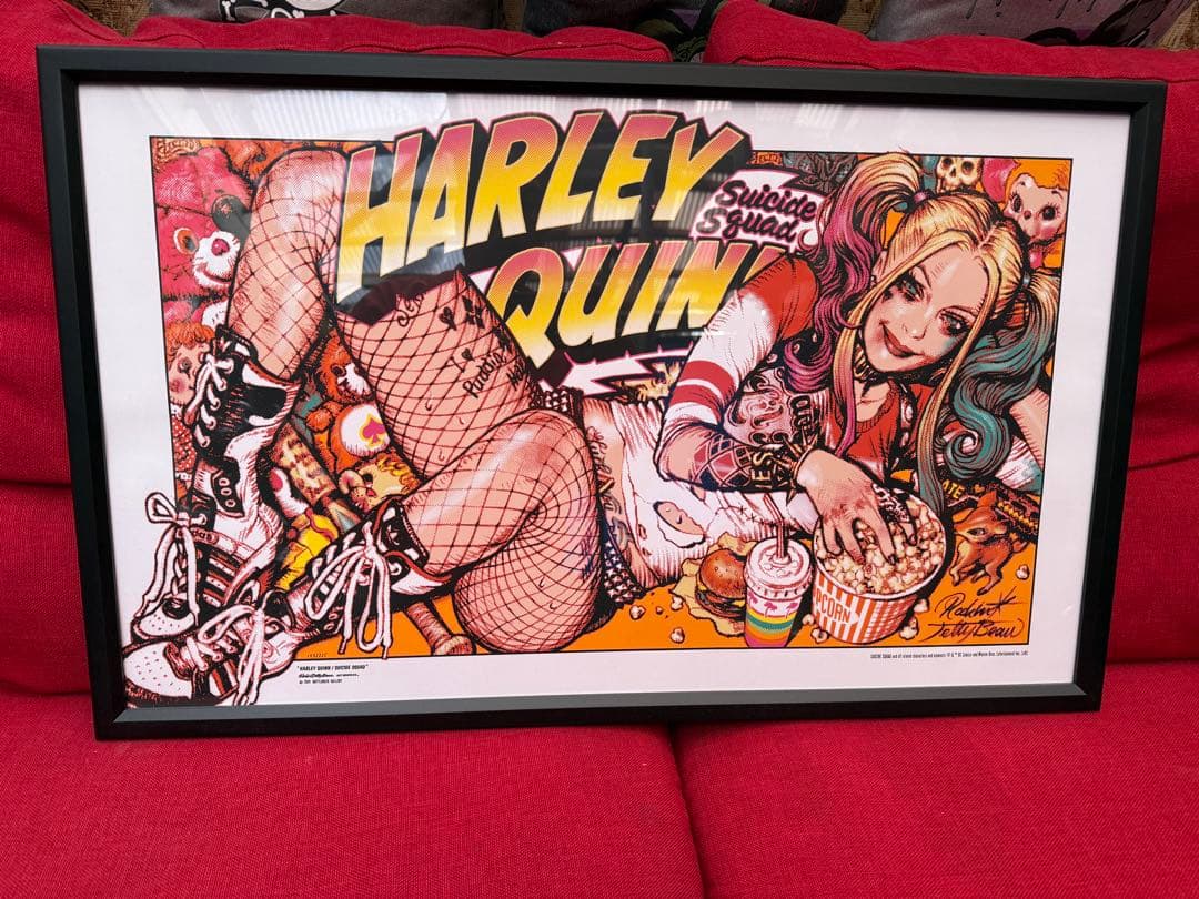み*け様 ロッキンジェリービーン HARLEY QUINN ハーレイクイン ポス