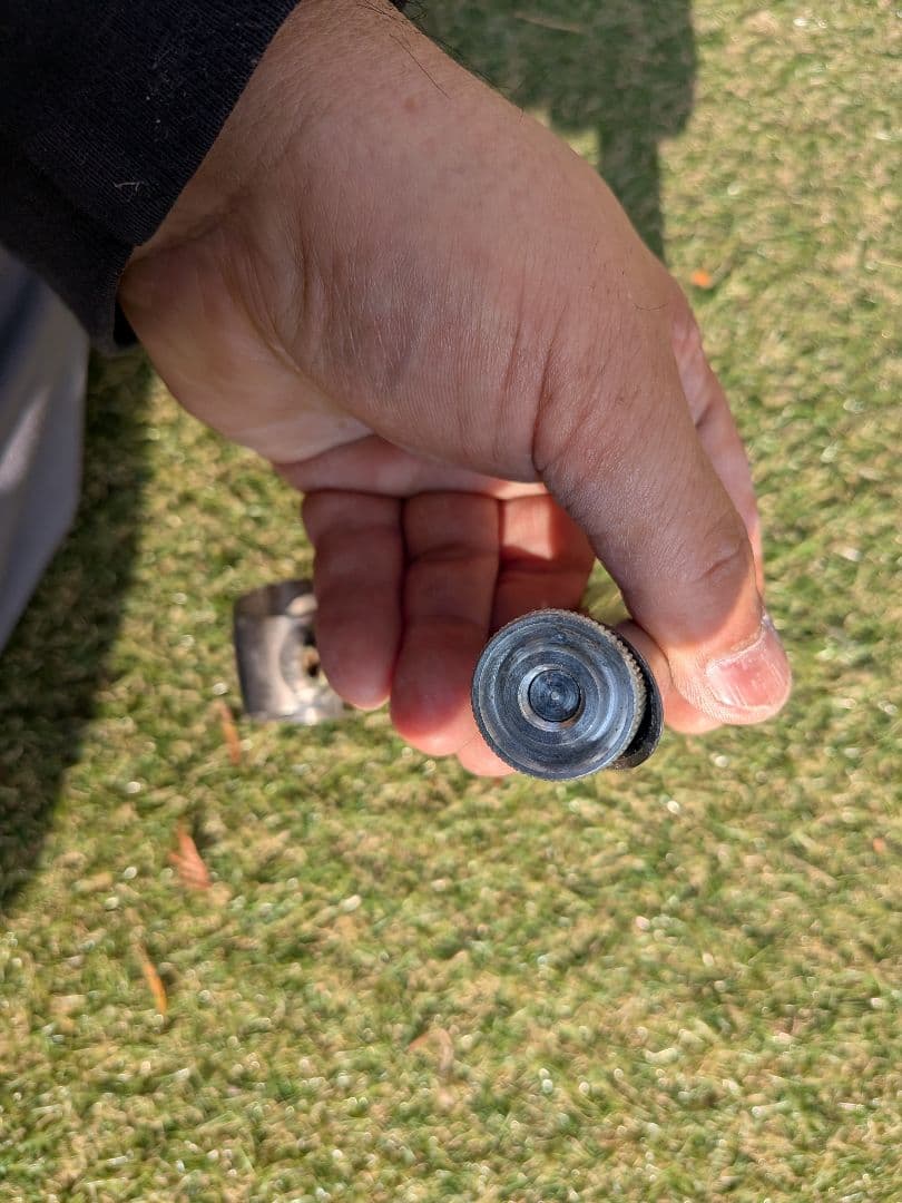 y*n様 チタンステム　チネリグランモ90mm 中古品　1インチスレッド旧車に