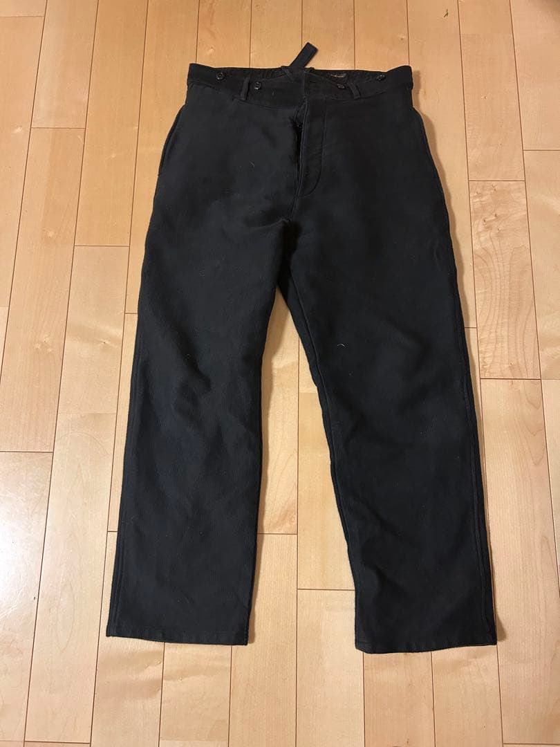 Ets. MATERIAUX ブラック チノパン