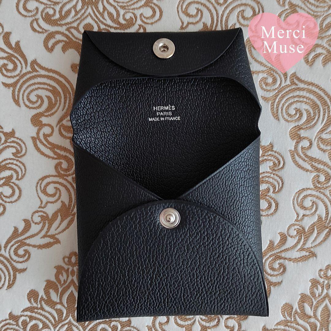 ❤お得なお品❤バスティア ノワール 黒 ケース SV金具 エルメス W刻印