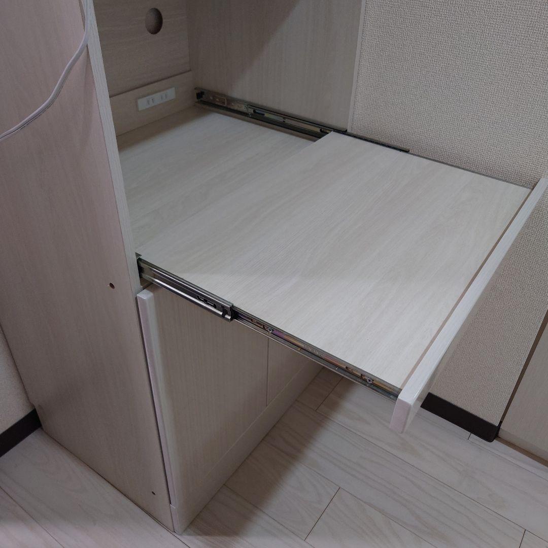 ハイタイプレンジ台 食器棚 キッチンボード キャビネット コンセント付き 幅60