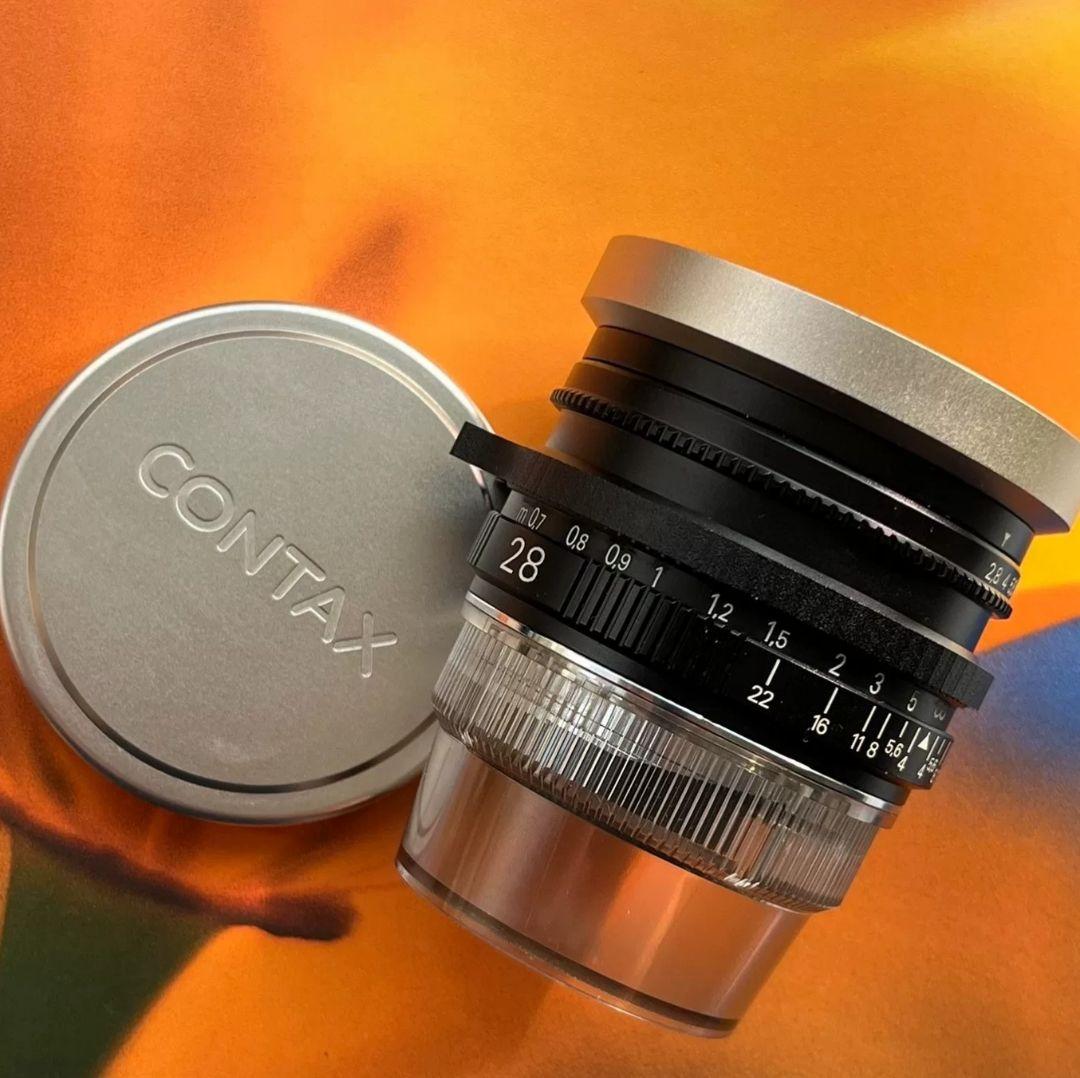 leica Mマウント CONTAX G 28mm F2.8 レンズ 改造済