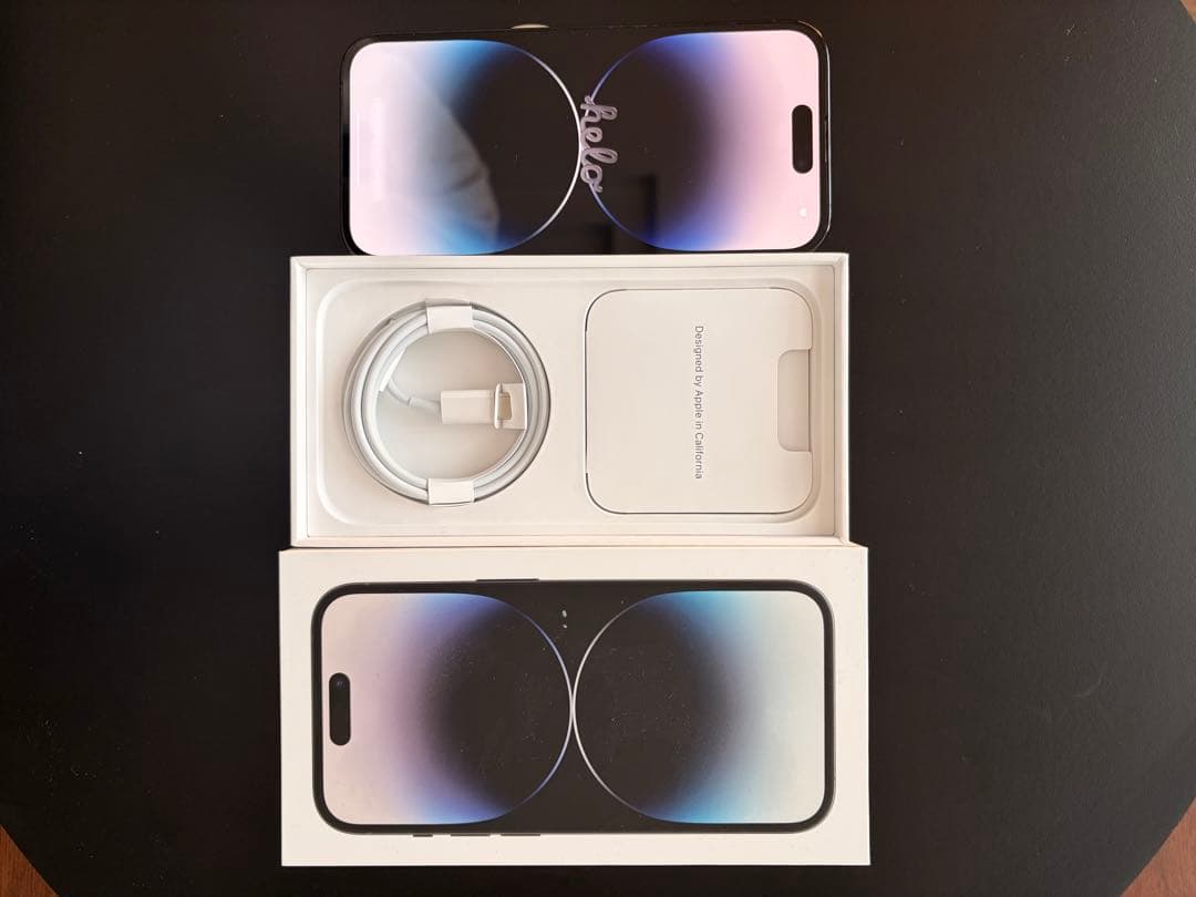 極美品iPhone14Pro256GBスペースブラックSIMフリー