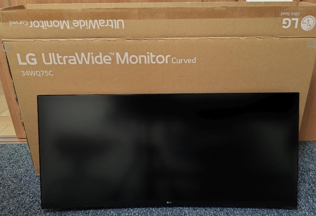 LG 34WQ75C ウルトラワイドモニター