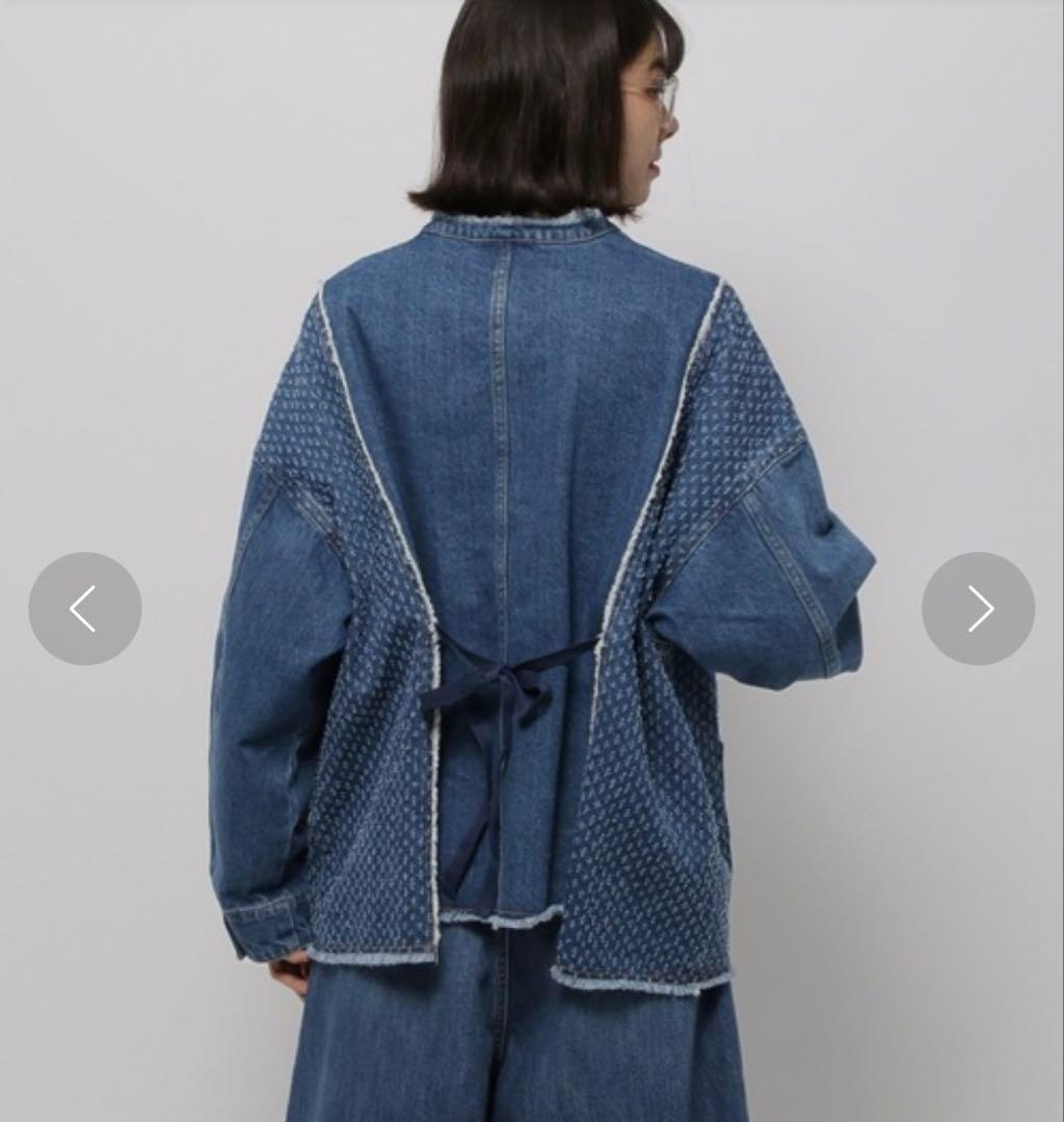 即完売品 2025年 ニコアンド リメイクカバーオール デニムジャケット