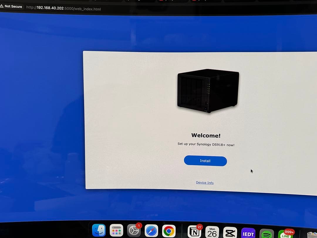 外付けハードディスク・ドライブ Synology DS918+ NAS
