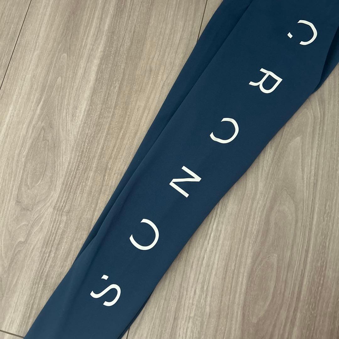 クロノス レディース レギンス ロゴ入り ブルー