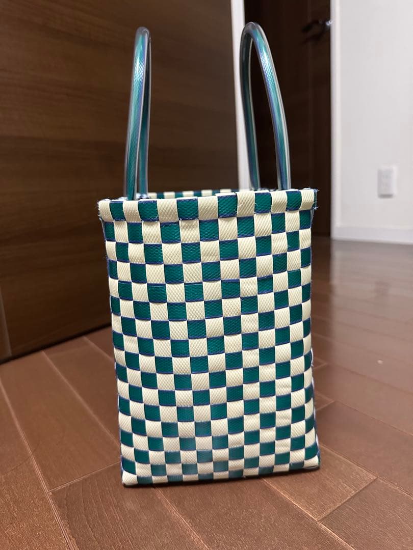 MARNI マルニマーケットピクニックバッグ　緑