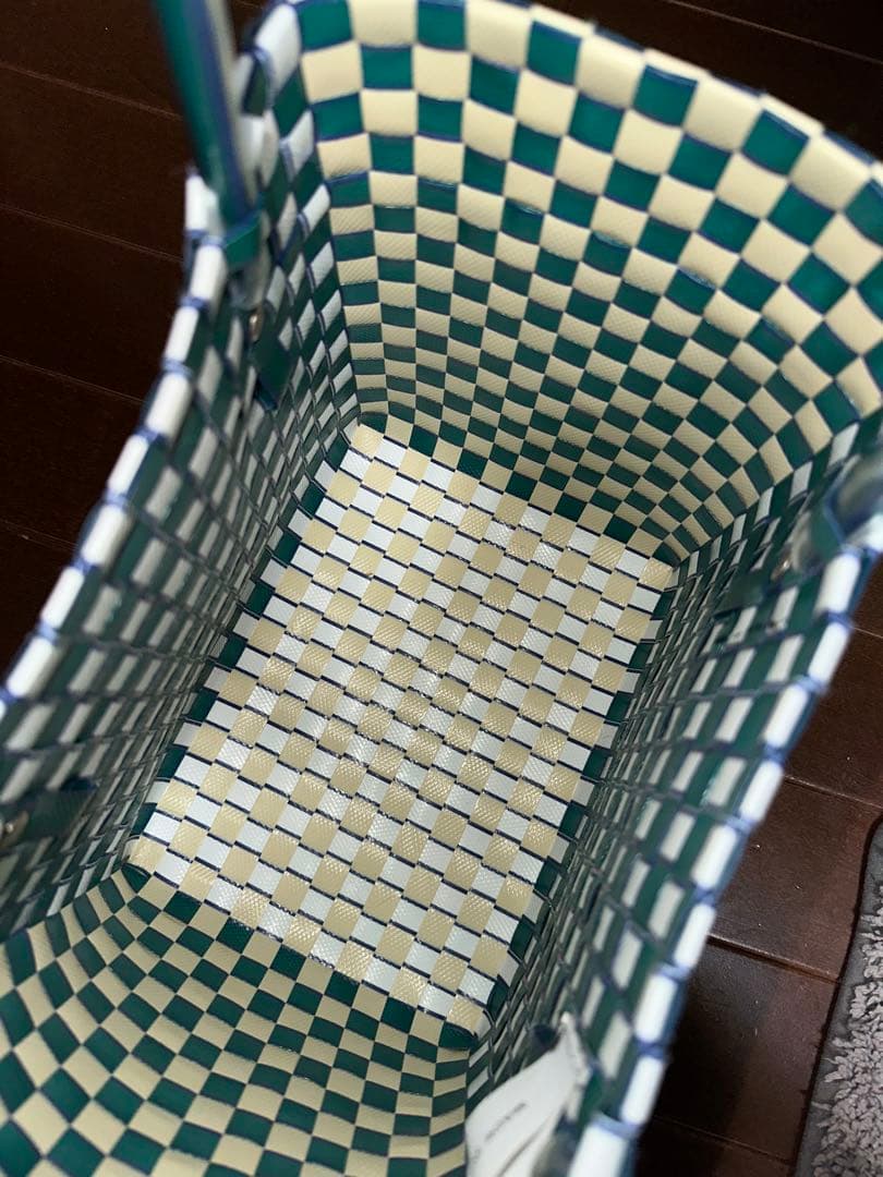 MARNI マルニマーケットピクニックバッグ　緑
