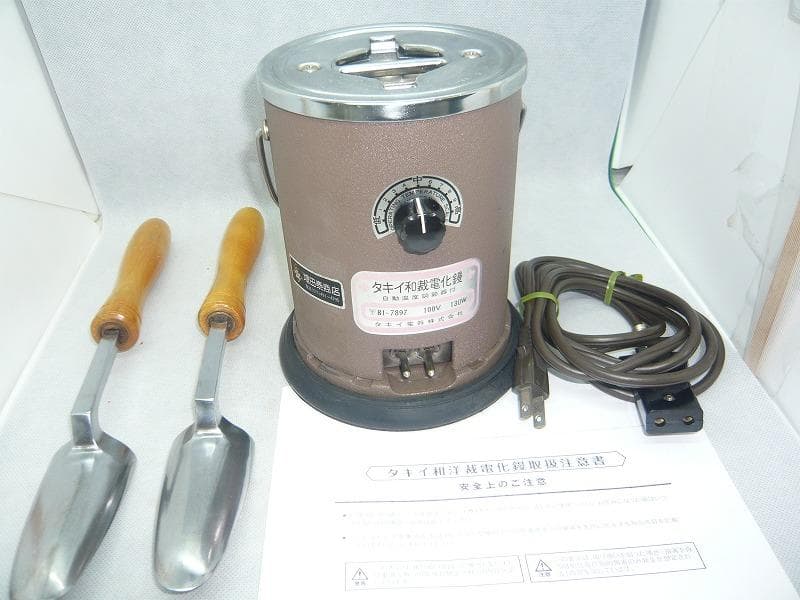 25日まで値引き中 美品　タキイ電化鏝　和裁コテ　和裁こて　タキイ製　鏝２本付