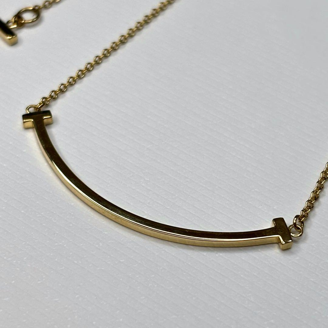 『専用です』ティファニー T スマイル ペンダント スモール K18