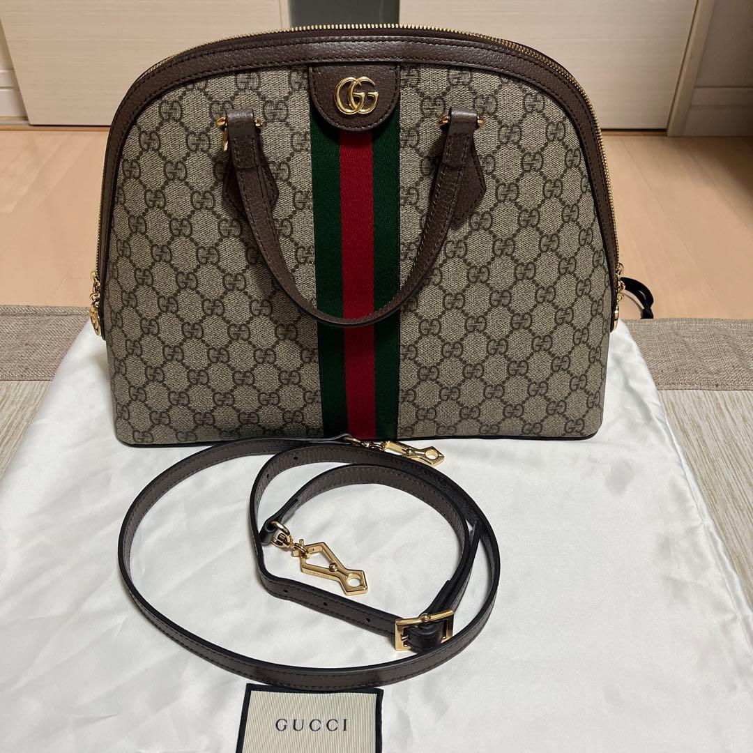 GUCCI GGパターン ハンドバッグ