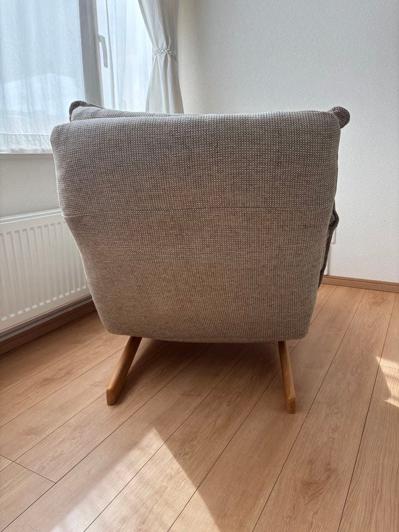 無印良品　ハイバックリクライニングソファ　1シーター　新品カバー付き