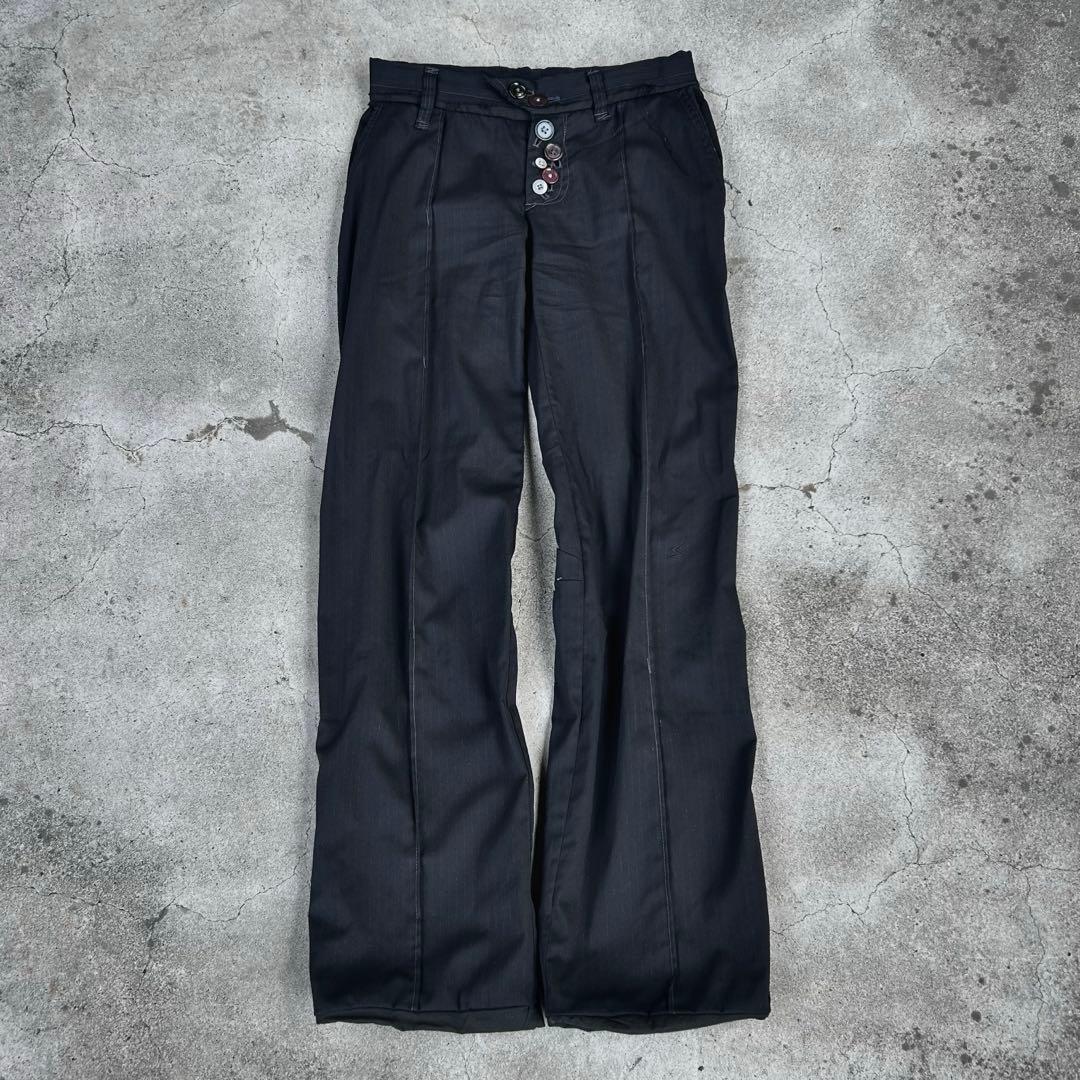 04aw “but beautiful” stripe slacks ぬいぐるみ