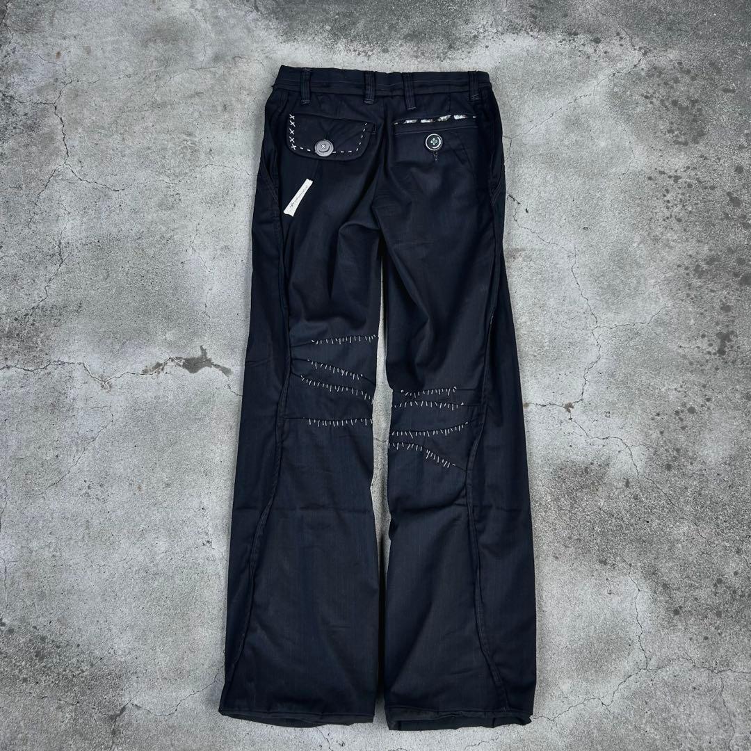 04aw “but beautiful” stripe slacks ぬいぐるみ