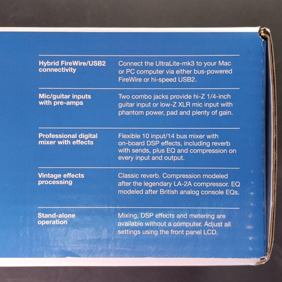 動作⭕️ MOTU UltraLite mk3 Hybrid