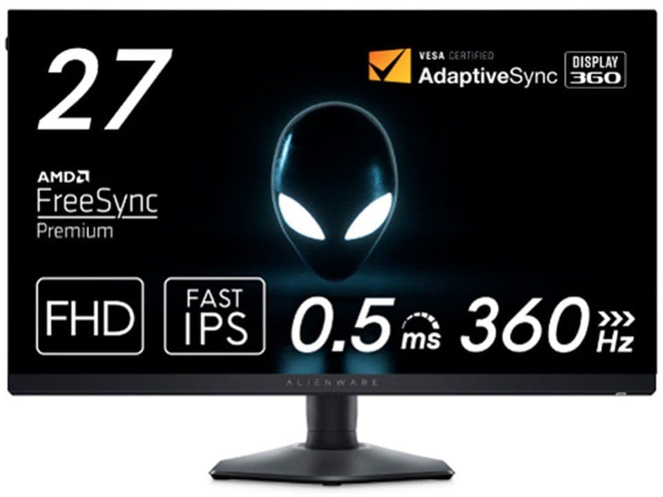 Dell AW2724HF 27インチ Alienware ゲーミングモニター