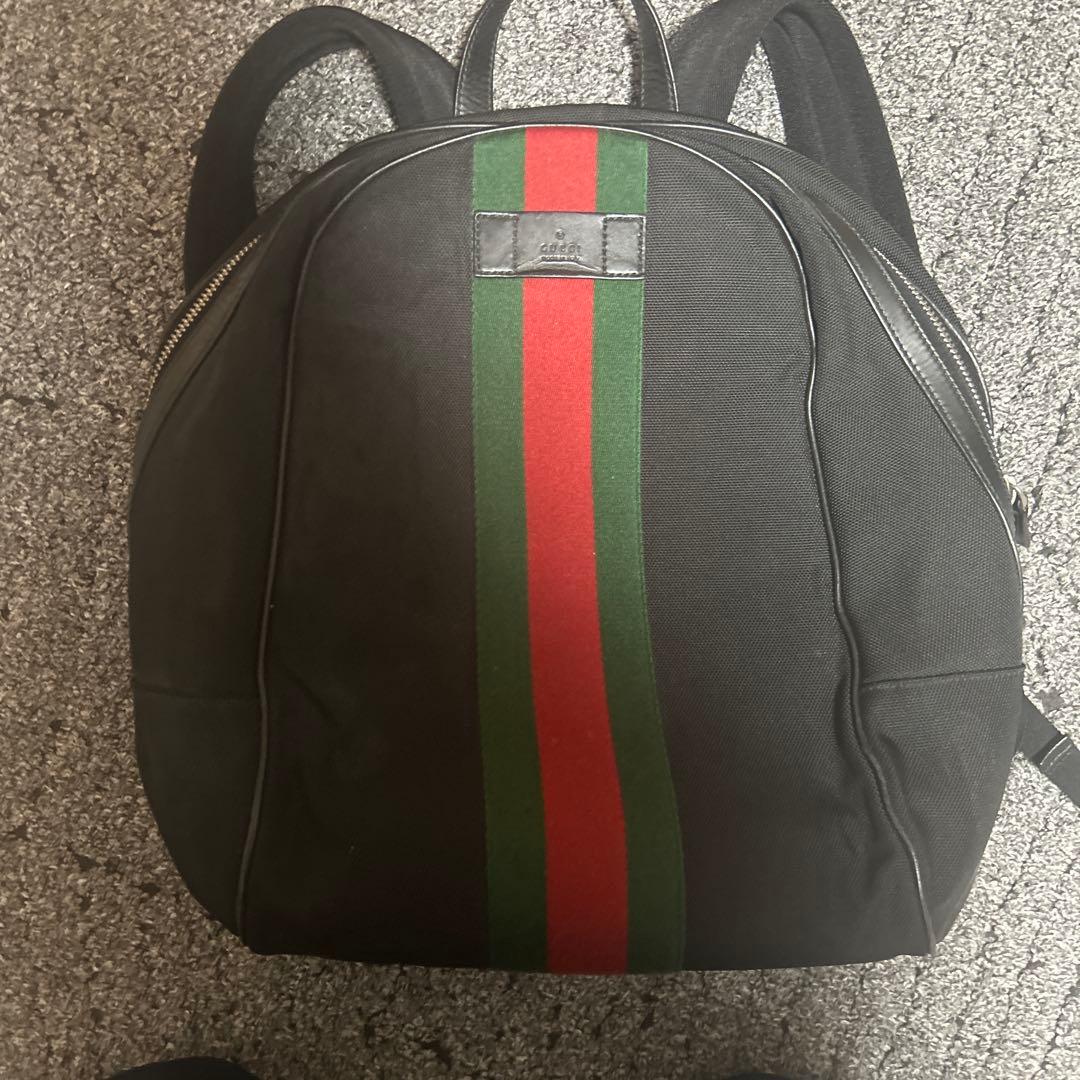 Gucci ストライプデザイン リュック