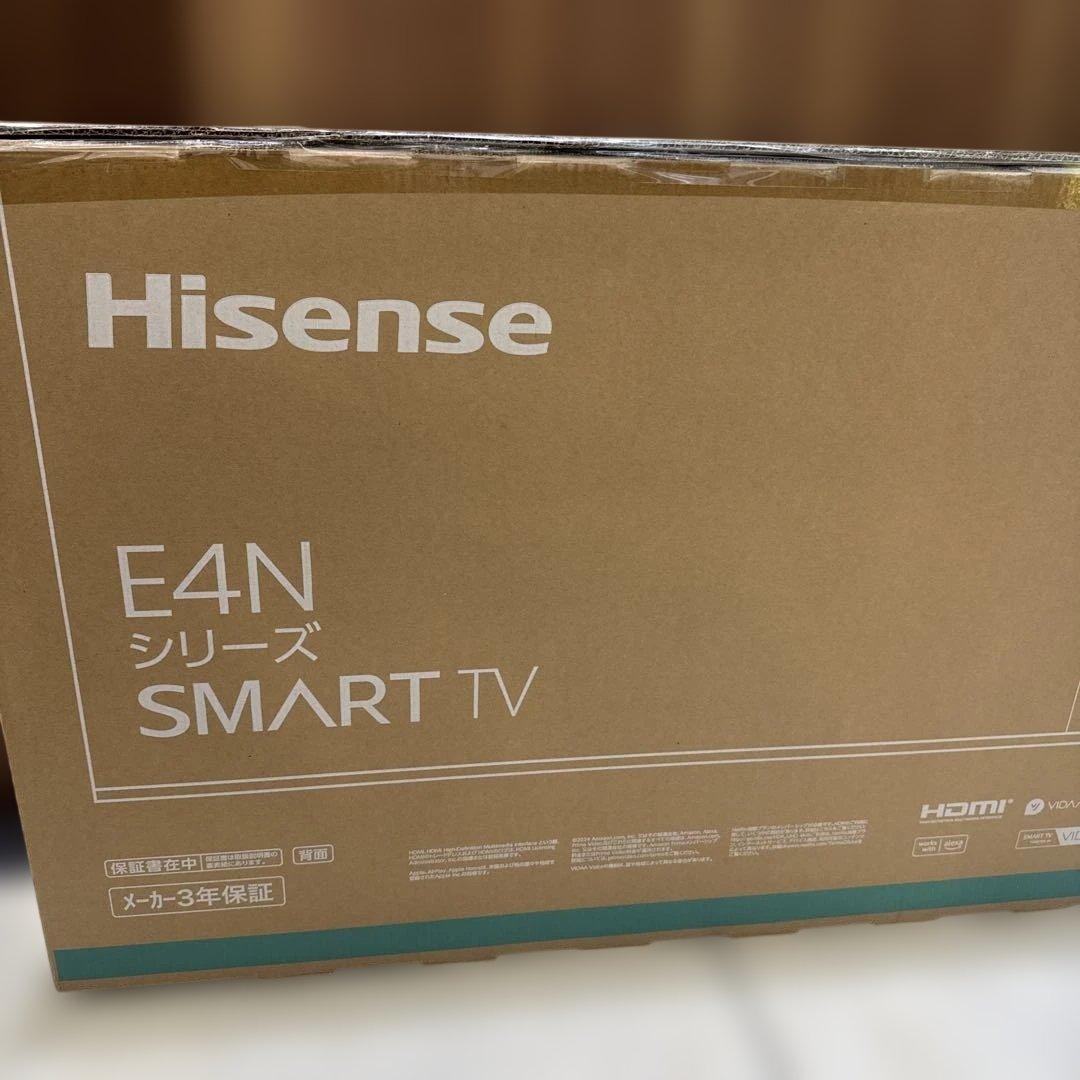 ハイセンス 40V型 40E4N フルハイビジョン　2025製