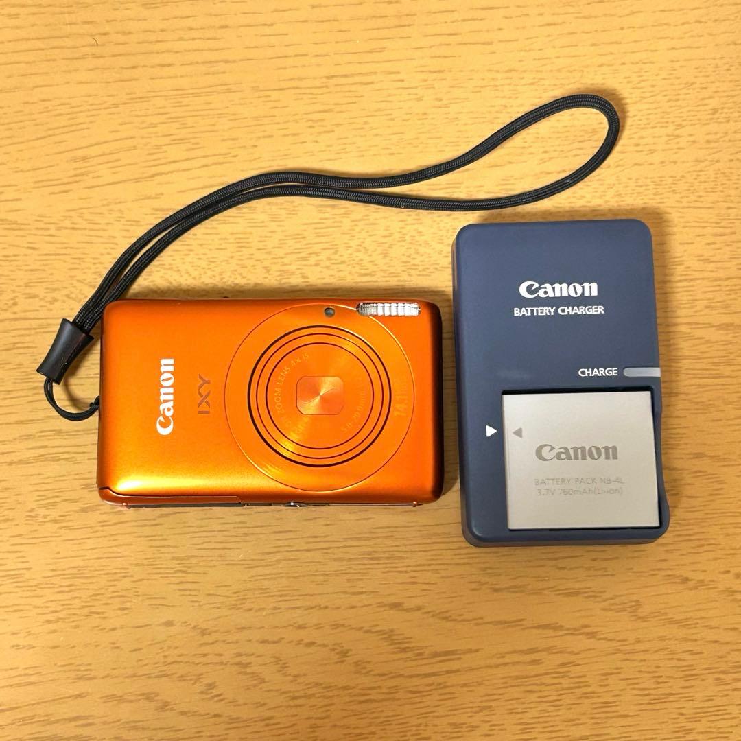 【動作確認済】Canon キャノン デジカメ IXY 400F オレンジ