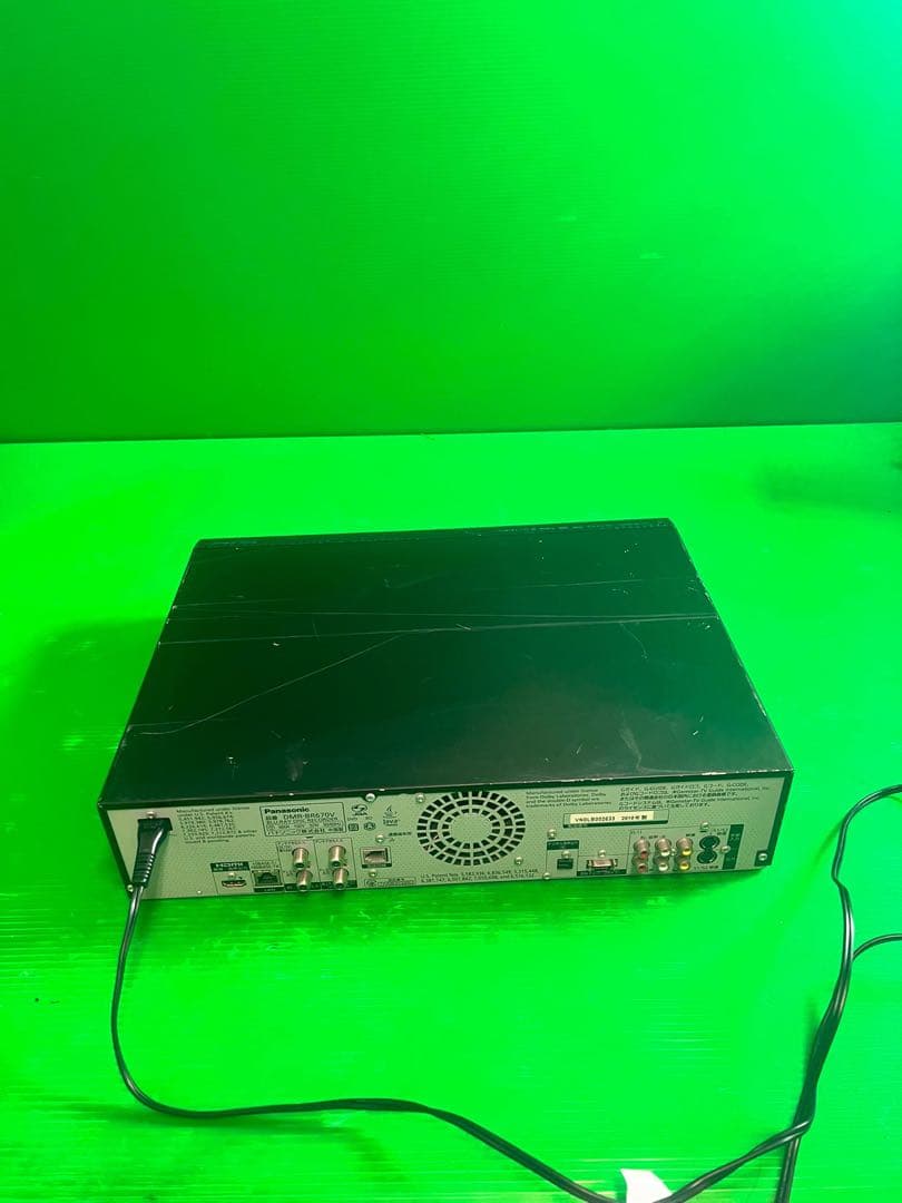 Panasonic Blu-rayレコーダー DMR-BR670V 通電確認のみ