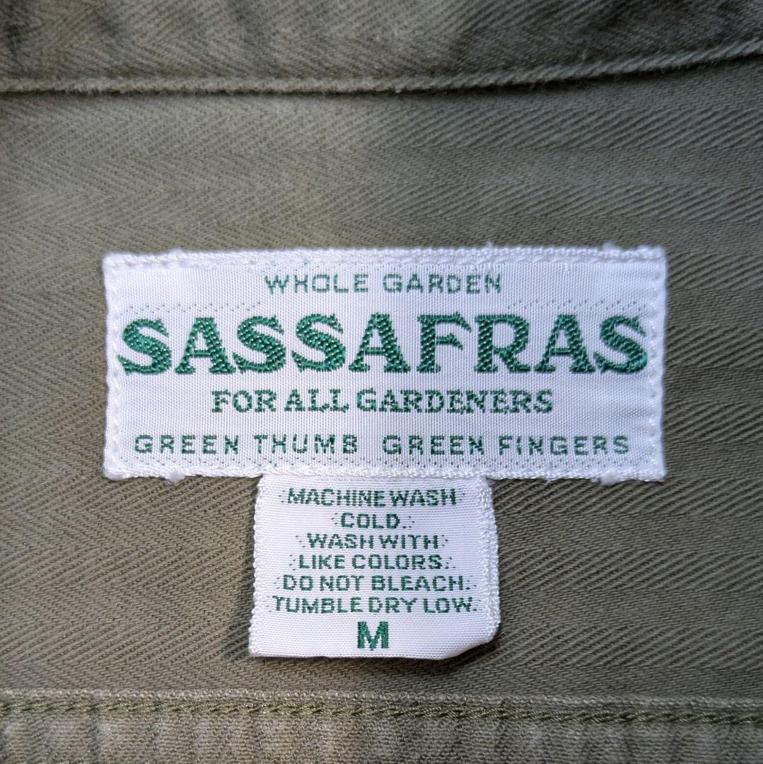 SASSAFRAS ササフラス ヘリンボーン ワーク ジャケット カバーオール