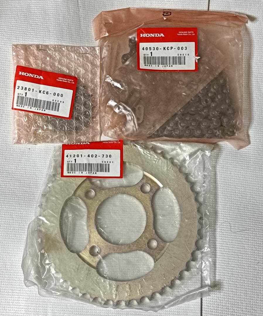 ホンダ 純正 フロントスプロケット リアスプロケット ドライブチェーン セット