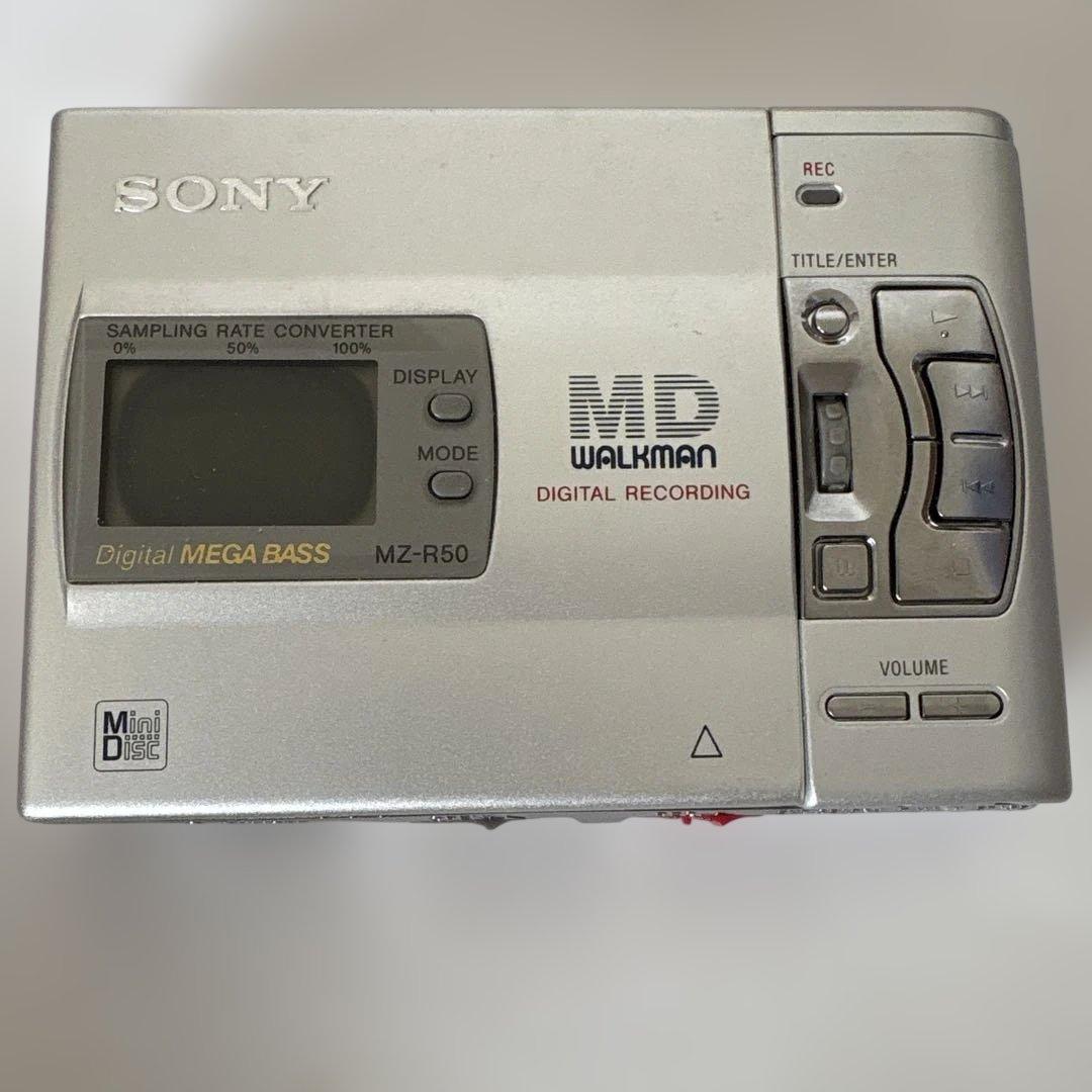 SONY MZ-R50 ポータブルMDレコーダー マライアキャリーMD、新MD